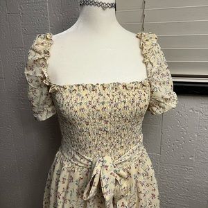 Off the shoulder maxi dress